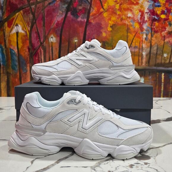 New Balance Other - New Balance 9060 Triple White Size 10 Men's Running Shoes U906027Z